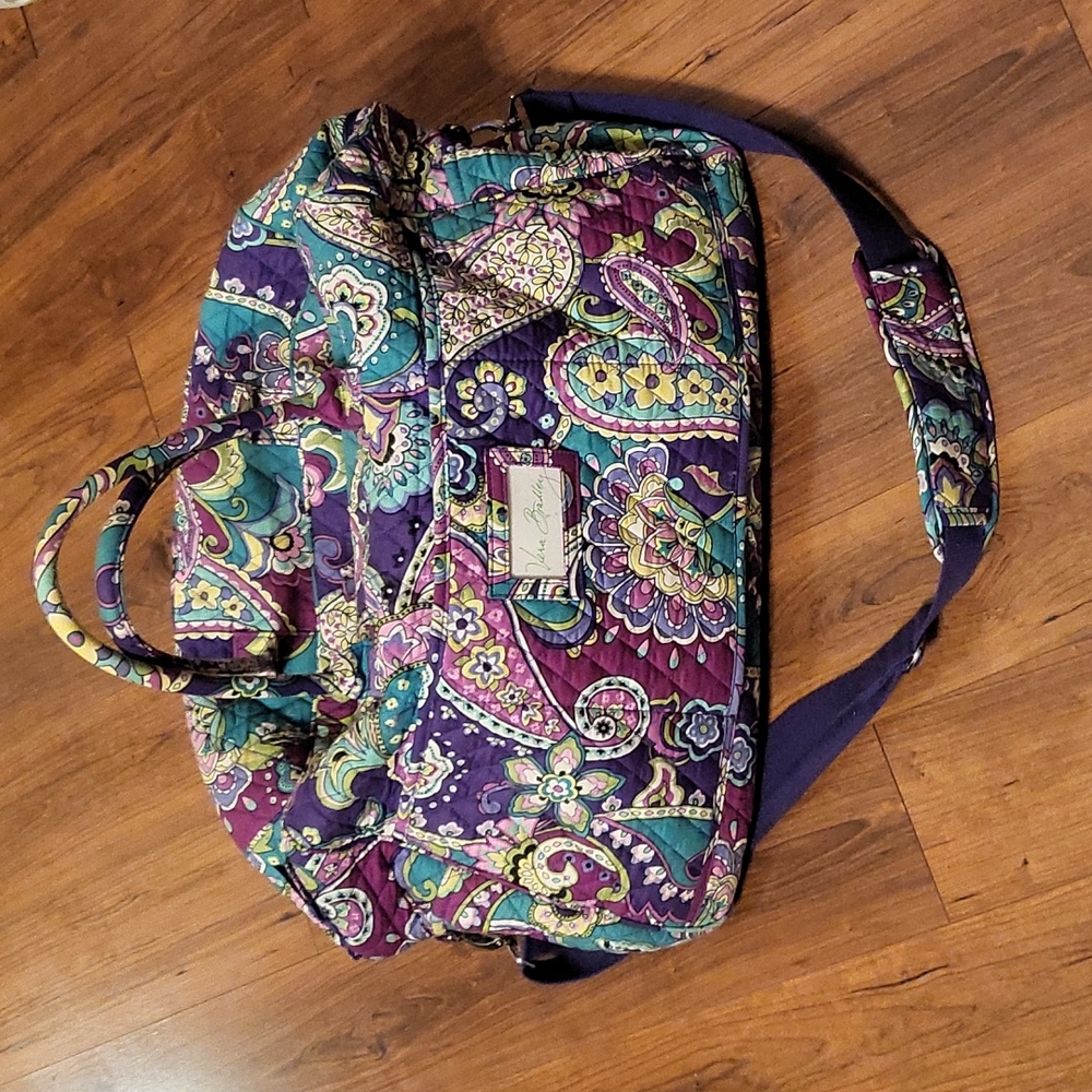 Vera Bradley Tote Bag with Shoulder Strap.